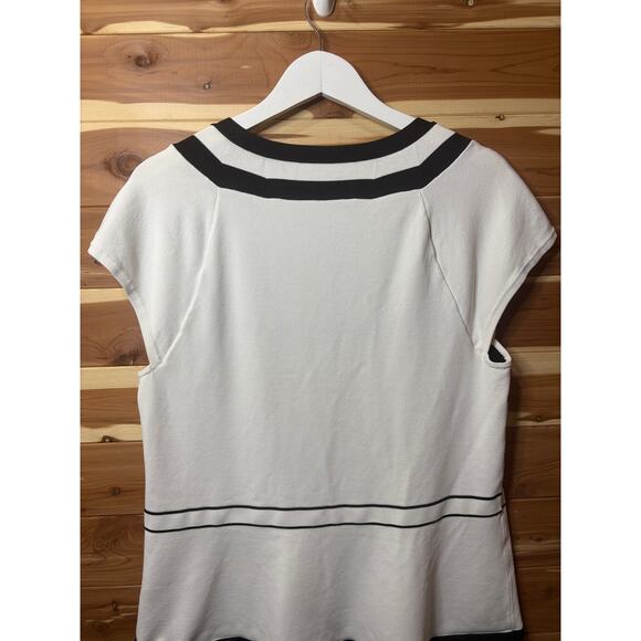 White House Black Market Colorblock Square Neck Womens Top XL - Picture 10 of 10